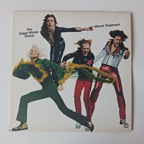 Vintage The Edgar Winter Group Shock Treatment vinyl record 1974 first pressing - Picture 1 of 11